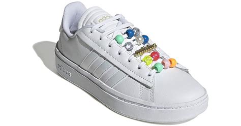 Adidas Leather Grand Court Alpha Sneaker In White Lyst