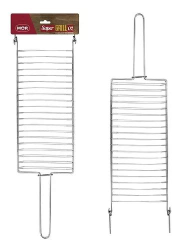Grelha P Churrasco Dupla Super Grill X Mor