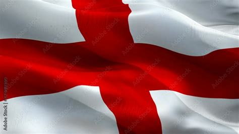 England Flag National 3d English Flag Waving Sign Of England Seamless