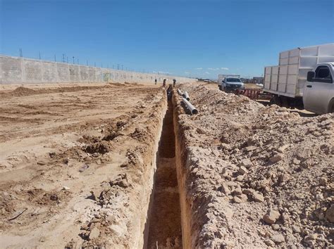 Arrancan Trabajos De Introducción De Agua Potable Y Drenaje En Avenida Lote Bravo El Bordo