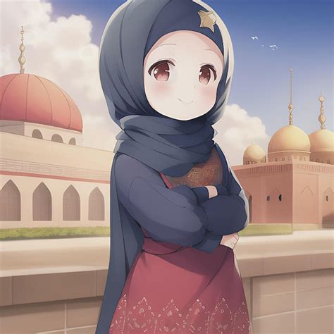 Anime Muslimah Cute Wallpaper