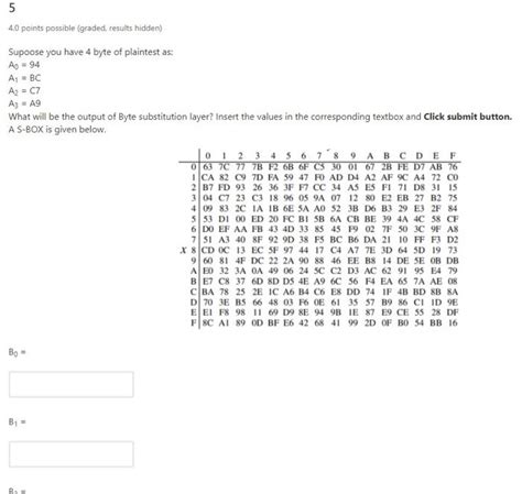 Solved Points Possible Graded Results Hidden Chegg