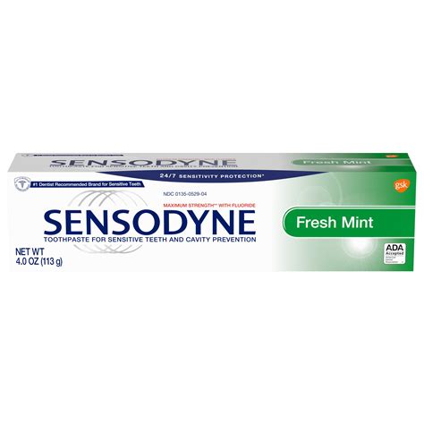 Sensodyne Fresh Mint Sensitivity Toothpaste For Sensitive Teeth And