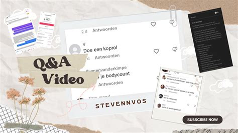 Q A Video Vragen Over Vanalles Beantwoorden YouTube