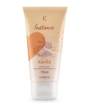 Loção Hidratante Desodorante Corporal Instance Karité 75ml Eudora