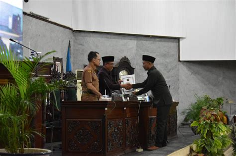 Dprd Kabupaten Tegal Menggelar Rapat Paripurna Laporan Reses