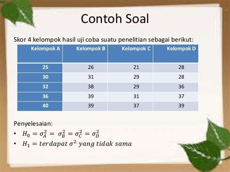 19 Contoh Soal Uji Normalitas Dan Homogenitas Riset