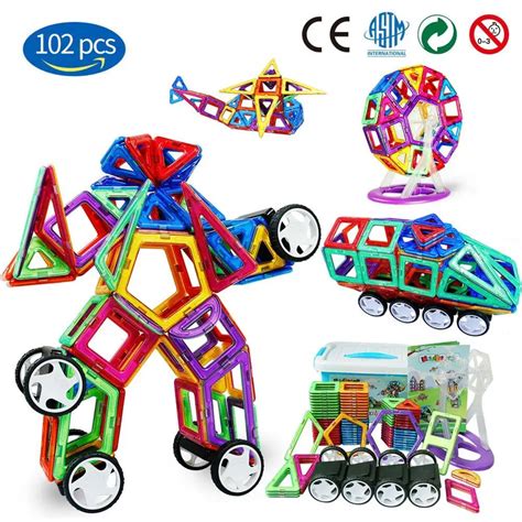 Romboss Pcs D Magnetic Building Tiles Big Size Magnetic Designer