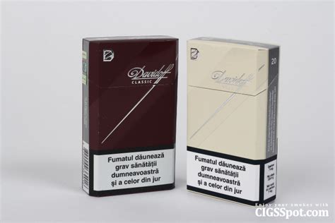 Davidoff Cigarettes Types