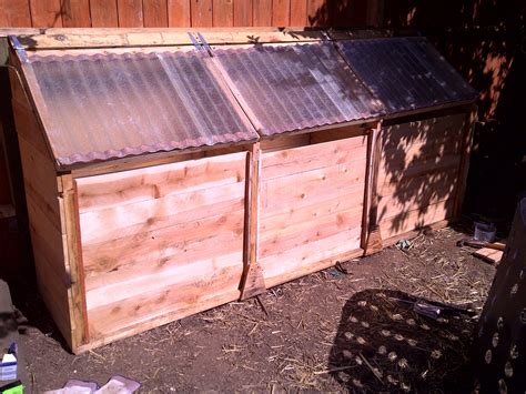 Chicken Powered Three Stage Compost Bin 6 Steps With Pictures