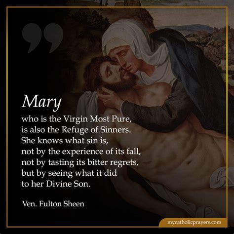 From The Moment Of Her Fiat Mary Began To Carry All Of Us In Her Womb My Catholic Prayers