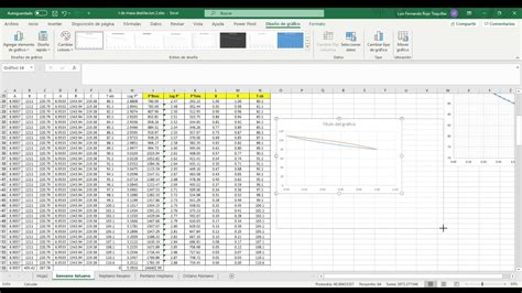 Diagrama Temperatura Vs X Y En Excel Youtube