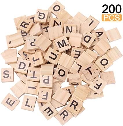 Letras madera scrabble Los juegos de mesa más divertidos