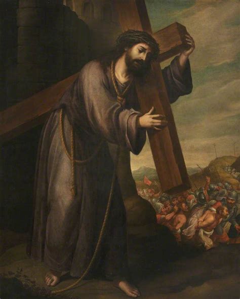 Christ Carrying The Cross On His Way To Calvary Painting Juan De