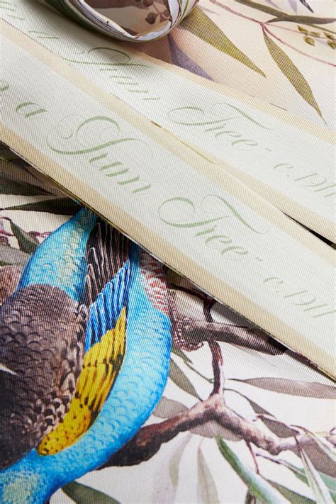 ZIMMERMANN Candescent Pussy Bow Belted Printed Silk Twill Midi Shirt Dress THE OUTNET