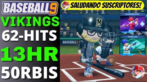 Baseball Logro Batea Para El Ciclo No Hits No Runs Videojuegos