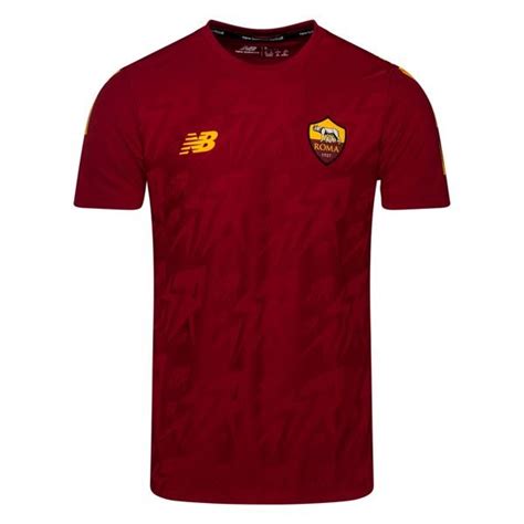 As Rom Training T Shirt Pre Match Rot Unisportstore De