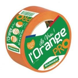 Adhésif bâtiment L ORANGE 6095 Multi supports qualité