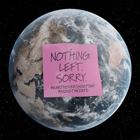 Earth Overshoot Day Usa Lacee Sissie