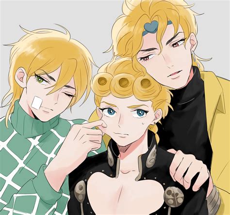 Dio Brando Giorno Giovanna And Diego Brando Jojo No Kimyou Na Bouken