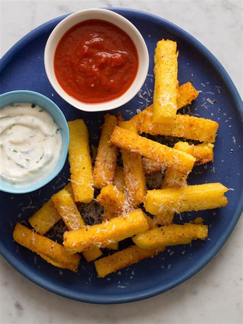 Polenta Fries Recipe Spoon Fork Bacon