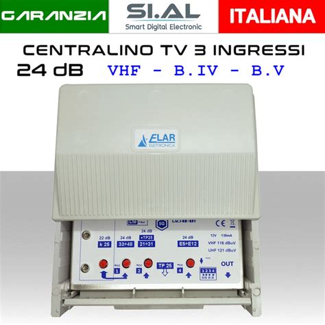 Centralino Da Palo Tv Ingressi Amplificazioni Separate Filtro G