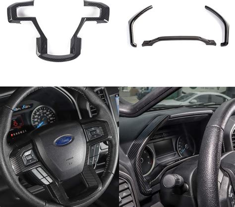 Amazon Voodonala For F Abs Carbon Fiber Steering Wheel Trim