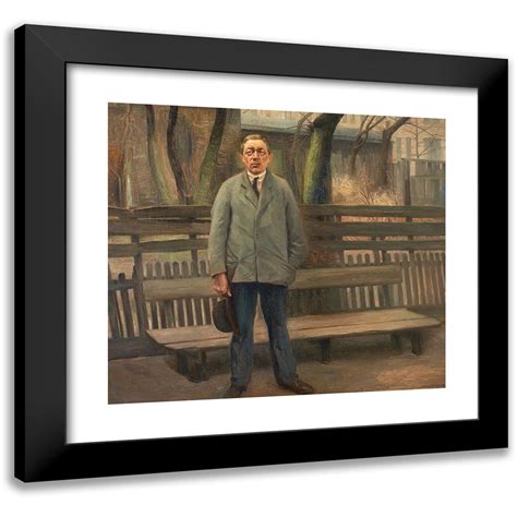 Carl Vilhelm Meyer 22x20 Black Modern Framed Museum Art Print Titled