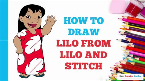 How To Draw Lilo From Lilo And Stitch Steps With Pictures | The Best ...