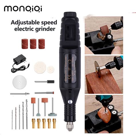 Mini Electric Grinding Set V Dc Drill Grinder Grinding For Milling