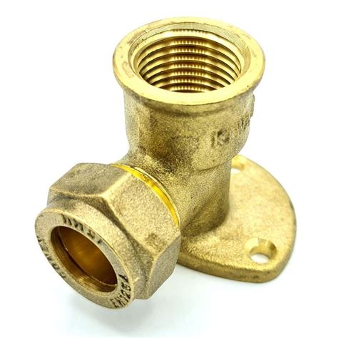 G12 Female X 15mm Pipe Elbow Compression Fitting Wallmount In 2024 Copper Pipe Fittings