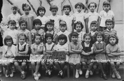 école de la rue de la Liberté à Alger cours préparatoire 1956 1957