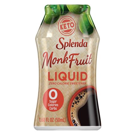 Splenda Monk Fruit Liquid Sweetener | Zero Calorie Liquid Sweetener
