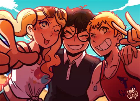 If U Love Me Let Me Draaaw Summer Flavored Shujin Trio