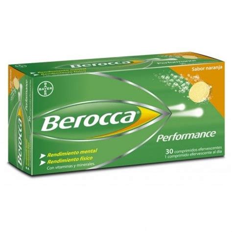 Berocca Performance Sabor Naranja Farmacia Online