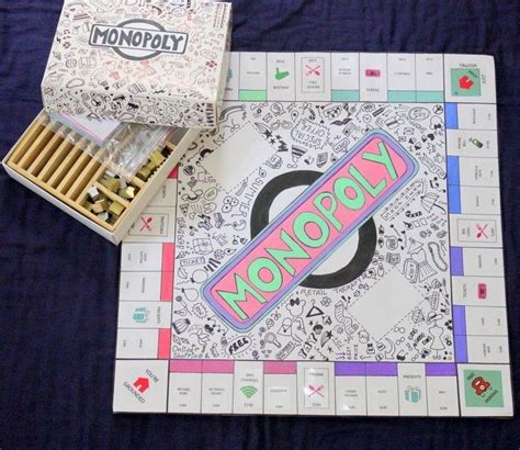 Very Cool Handmade Monopoly Board Rgaming