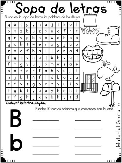 ABECEDARIO SOPA DE LETRAS Imagenes Educativas