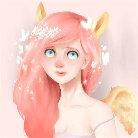 Fluttershy (Human Version) by PrairiesHeart on DeviantArt