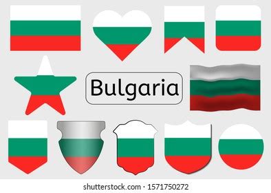 Bulgarian Flag Icon Bulgaria Country Flag Stock Vector Royalty Free