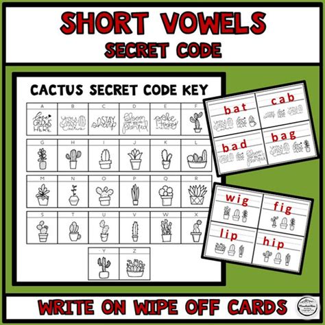 Cvc Words Short Vowels Literacy Center