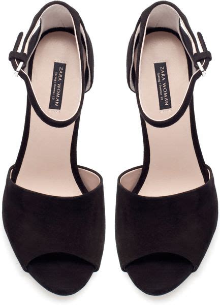 Zara Vamp Sandal In Black Lyst