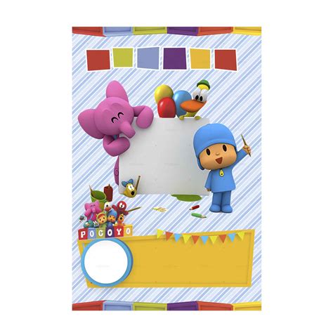 Artes Convite Pocoyo Gr Tis Para Editar E Imprimir