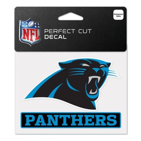 Carolina Panthers 4x5 Die Cut Decal At Sticker Shoppe