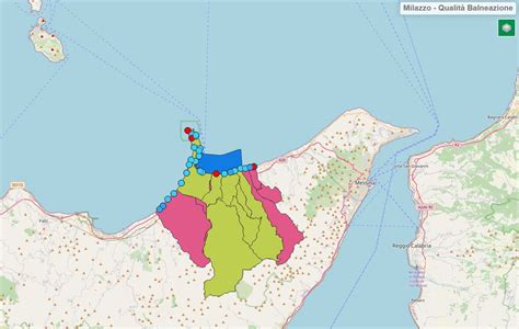 Milazzo Pubblicati I Dati In Webgis Della Qualit Delle Acque Di