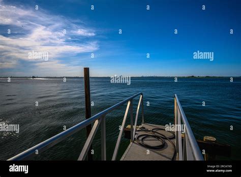 Views Of The Rockaway Inlet From The Rockaway Queens Ny Stock Photo