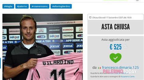 Palermo Record Per Lasta Della Maglia Di Presentazione Di Gilardino