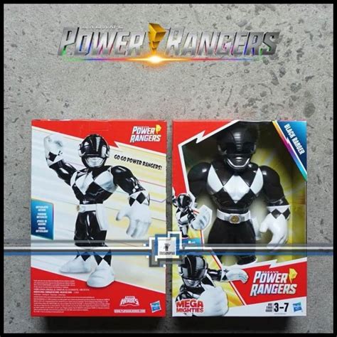 Jual Mega Mighties Power Rangers Black Ranger Artikulasi Playskool