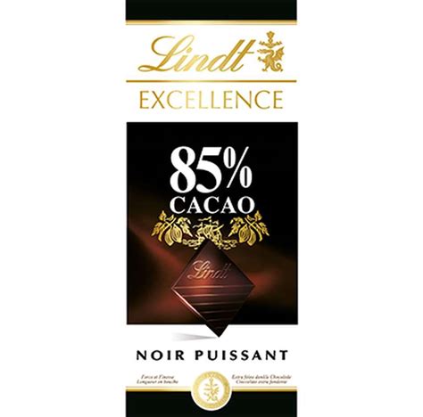 Chocolat Noir Excellence De Cacao Lindt G Bam Courses