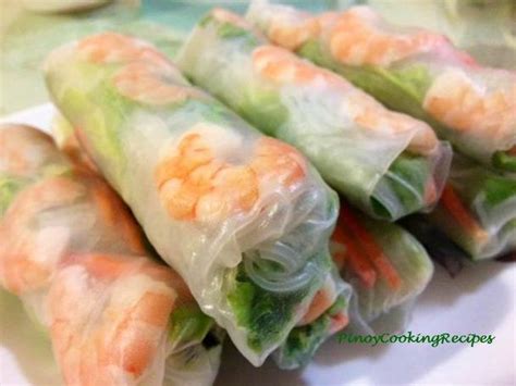 Spring Roll Recipe Pinoy Lumpiang Shanghai Filipino Spring Rolls