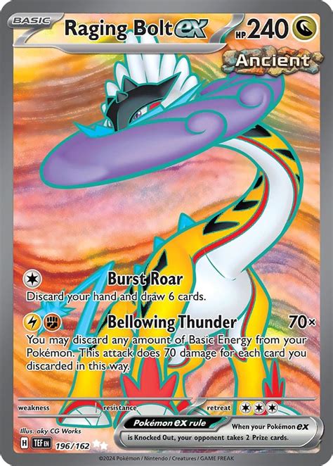 Raging Bolt Ex Standard Pokemoncard